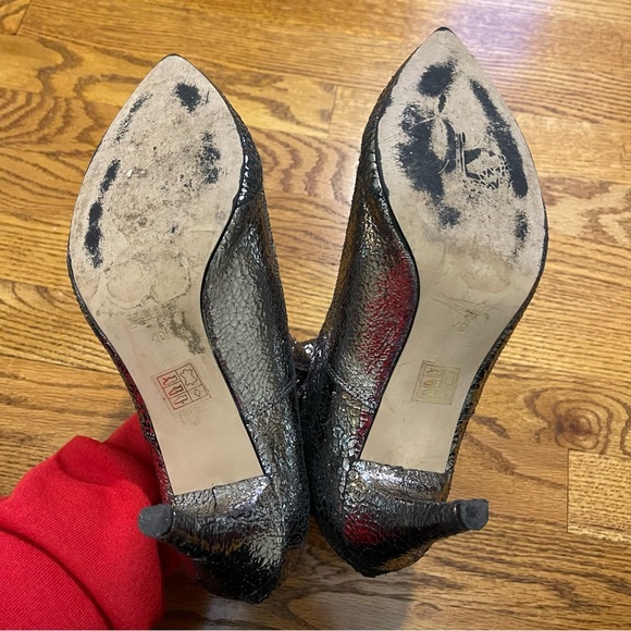 Free People Leather Lexi Heel Boots in Silver - Picture 14 of 16